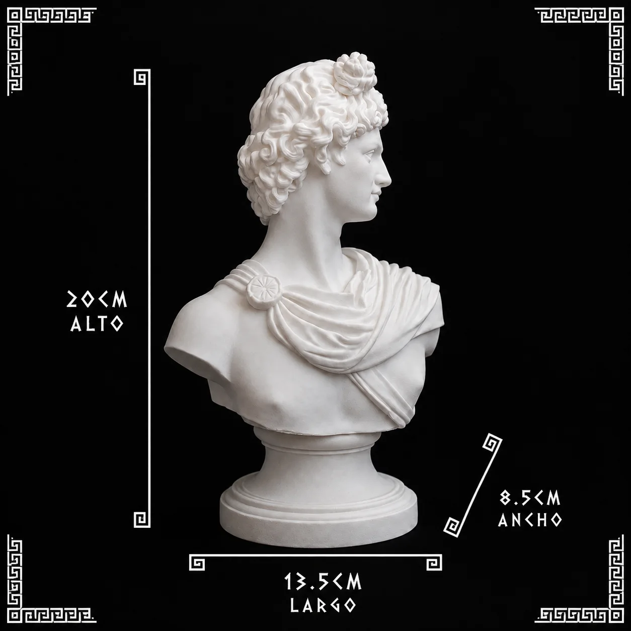 Busto de Apolo 20 cm - Ariz Creativo