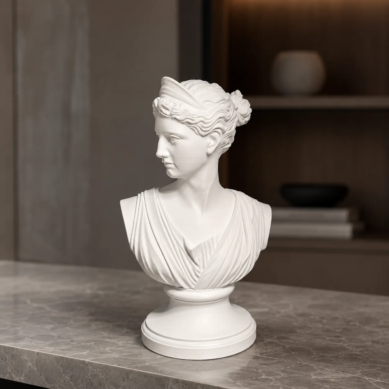 Detalle de Busto de Diana 20 cm