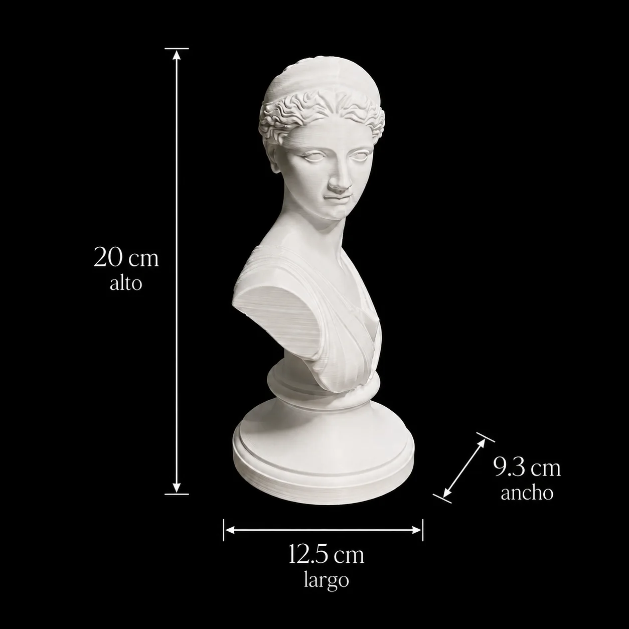 Busto de Diana 20 cm - Ariz Creativo