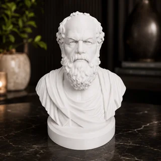 Busto de Sócrates 20 cm - Ariz Creativo