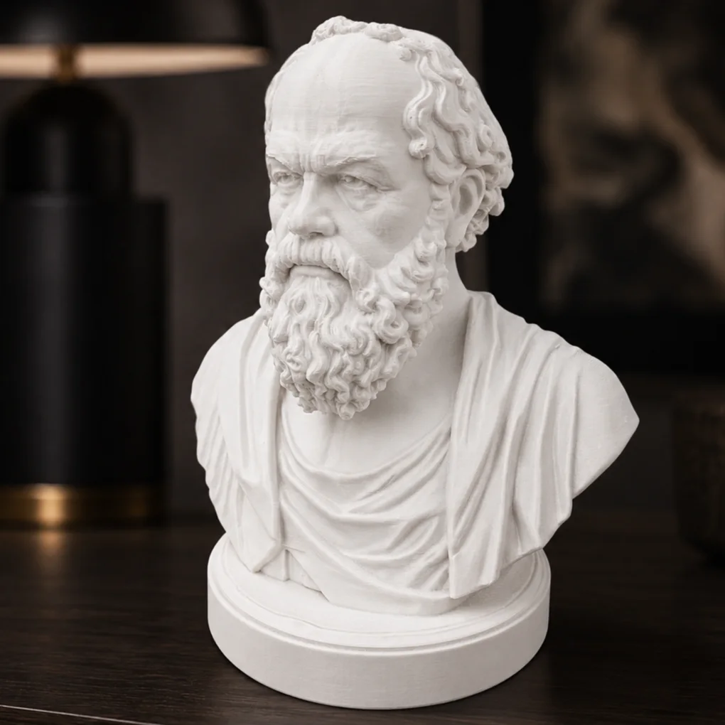 Busto de Sócrates 20 cm - Ariz Creativo