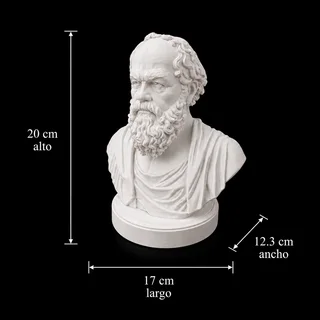 Busto de Sócrates 20 cm - Ariz Creativo