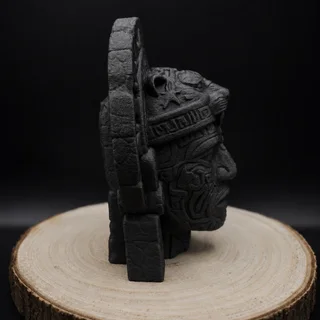 Busto Guerrero Jaguar Azteca 15 cm - Ariz Creativo