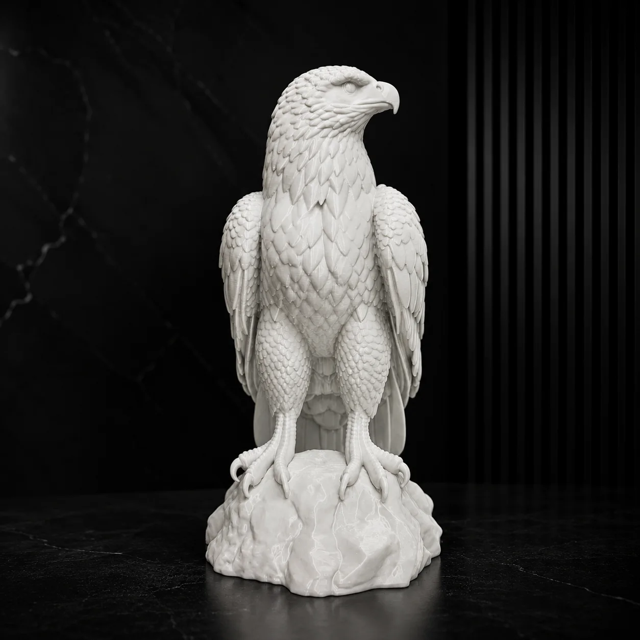 Detalle de Escultura Águila Real