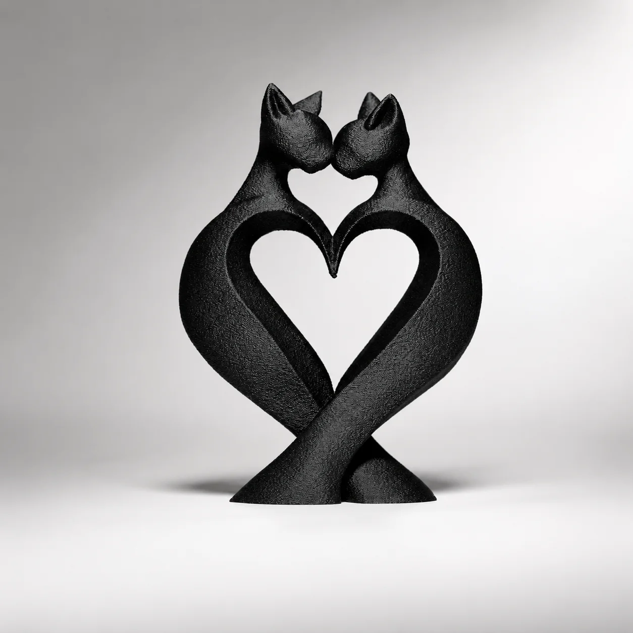 Detalle de Escultura Amor de Gatos