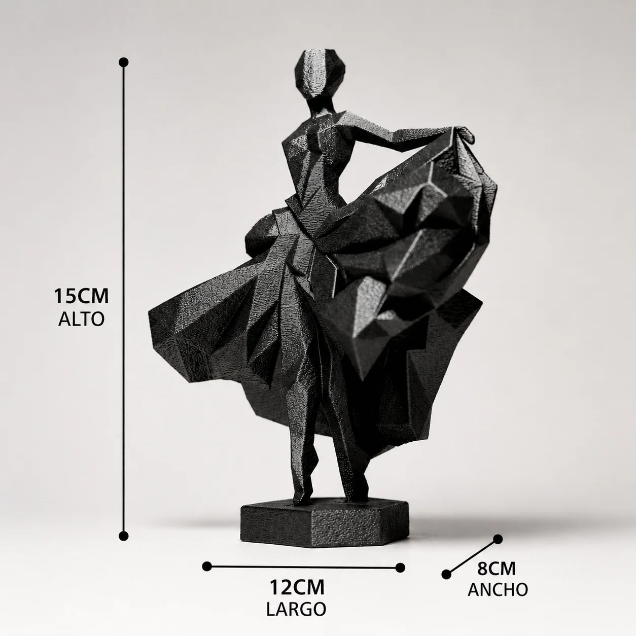 Escultura Bailarina Abstracta - Ariz Creativo