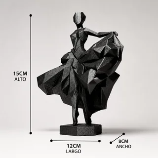 Escultura Bailarina Abstracta - Ariz Creativo