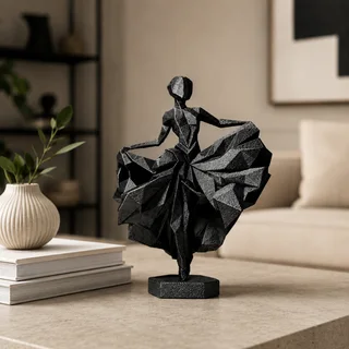 Escultura Bailarina Abstracta - Ariz Creativo