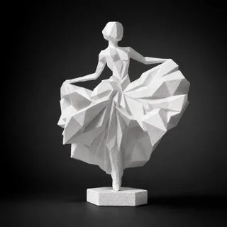 Escultura Bailarina Abstracta - Ariz Creativo