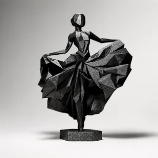 Escultura Bailarina Abstracta