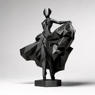 Escultura Bailarina Abstracta - Ariz Creativo