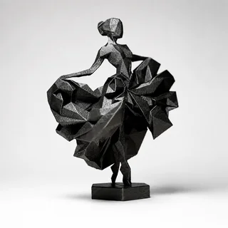 Escultura Bailarina Abstracta - Ariz Creativo