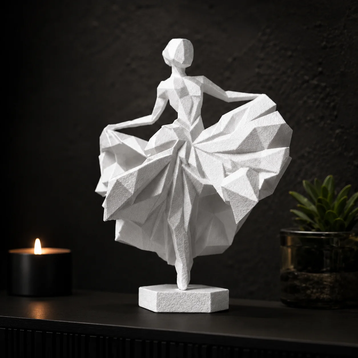 Escultura Bailarina Abstracta - Ariz Creativo
