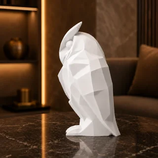 Escultura Búho Minimalista 15 cm - Ariz Creativo