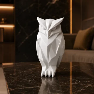 Escultura Búho Minimalista 15 cm