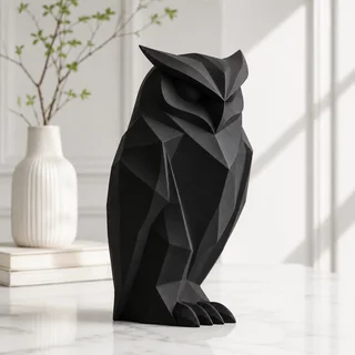 Escultura Búho Minimalista 15 cm - Ariz Creativo