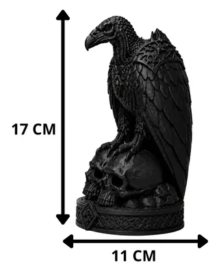 Escultura Buitre Guardián de Almas 17 cm - Ariz Creativo