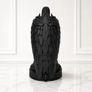Escultura Buitre Guardián de Almas 17 cm - Ariz Creativo