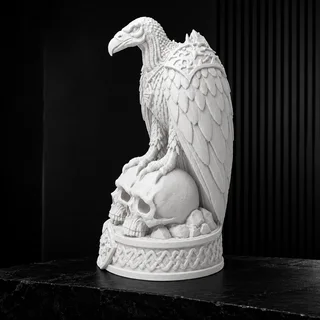 Escultura Buitre Guardián de Almas 17 cm - Ariz Creativo