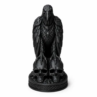 Escultura Buitre Guardián de Almas 17 cm - Ariz Creativo