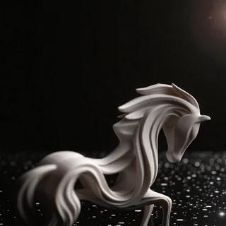 Escultura Caballo Infinito 18 cm - Ariz Creativo