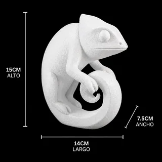 Escultura Camaleón Minimalista 15 cm - Ariz Creativo
