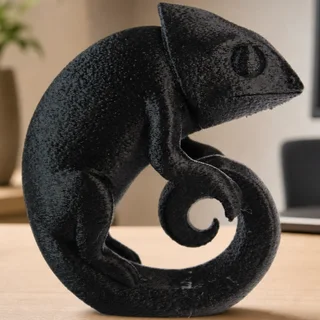 Escultura Camaleón Minimalista 15 cm - Ariz Creativo