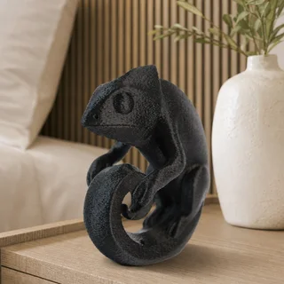 Escultura Camaleón Minimalista 15 cm - Ariz Creativo