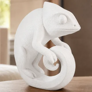 Escultura Camaleón Minimalista 15 cm - Ariz Creativo