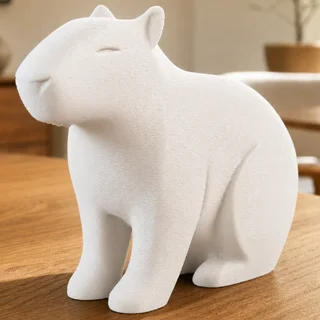 Escultura Capibara Minimalista - Ariz Creativo