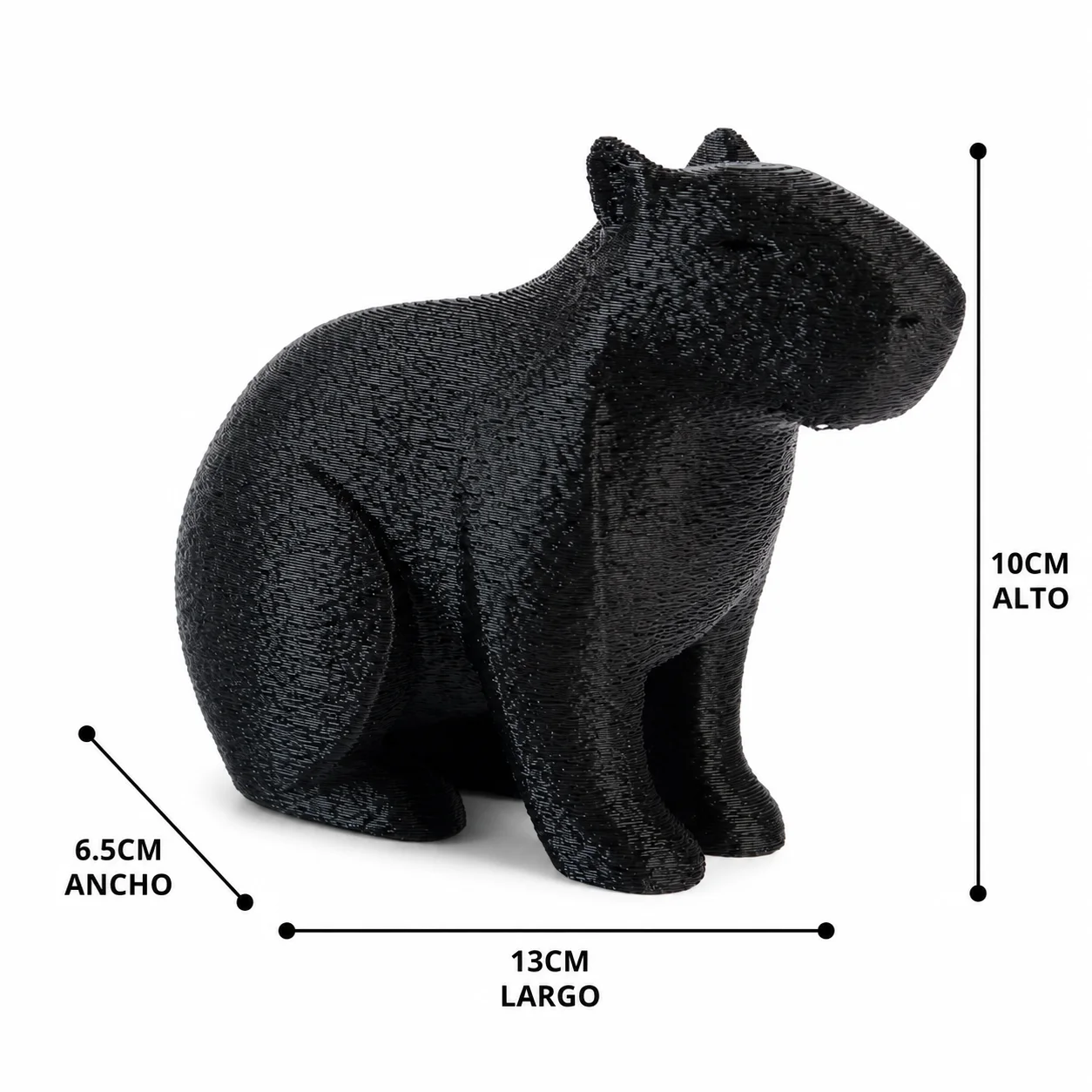 Escultura Capibara Minimalista - Ariz Creativo