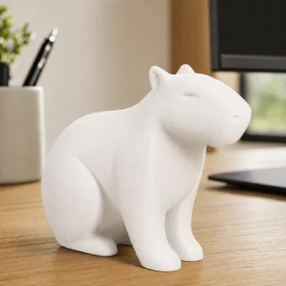 Escultura Capibara Minimalista - Ariz Creativo