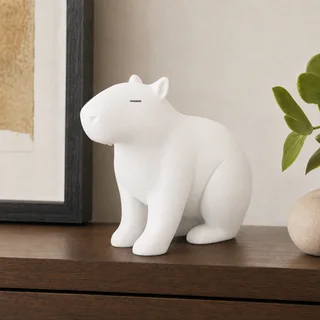 Escultura Capibara Minimalista - Ariz Creativo