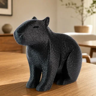 Escultura Capibara Minimalista - Ariz Creativo