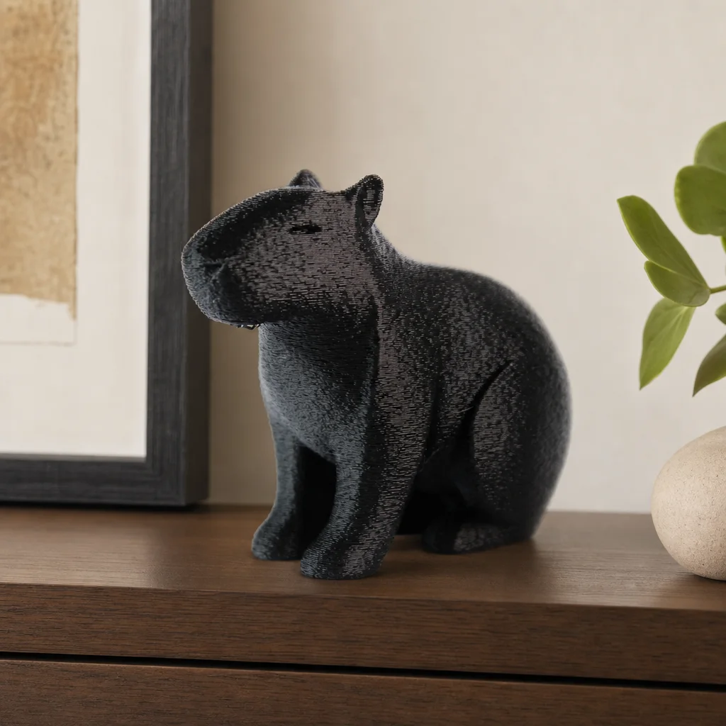 Escultura Capibara Minimalista - Ariz Creativo