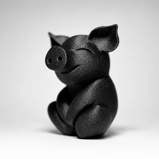 Escultura Cerdito Sonriente - Ariz Creativo