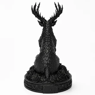 Escultura Ciervo Gótico 17 cm - Ariz Creativo
