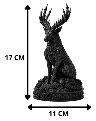Escultura Ciervo Gótico 17 cm - Ariz Creativo