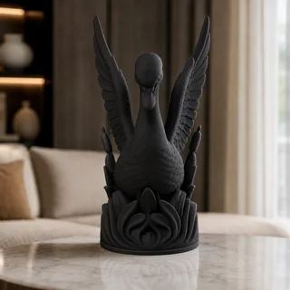 Escultura Cisne 15 cm - Ariz Creativo