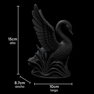 Escultura Cisne 15 cm - Ariz Creativo