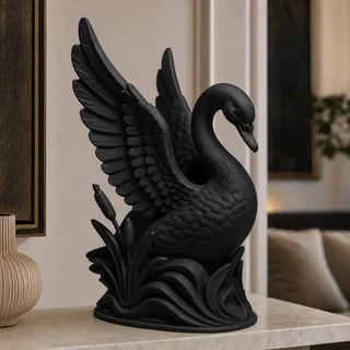 Escultura Cisne 15 cm - Ariz Creativo