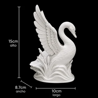 Escultura Cisne 15 cm - Ariz Creativo