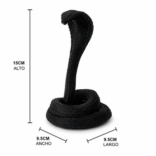 Escultura Cobra 20 cm - Ariz Creativo