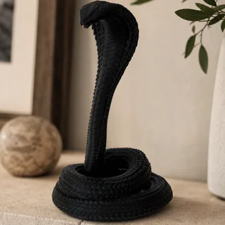 Escultura Cobra 20 cm - Ariz Creativo