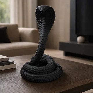 Escultura Cobra 20 cm - Ariz Creativo