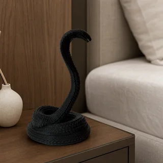Escultura Cobra 20 cm - Ariz Creativo