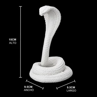 Escultura Cobra 20 cm - Ariz Creativo