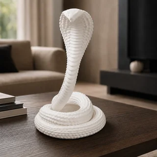 Escultura Cobra 20 cm - Ariz Creativo