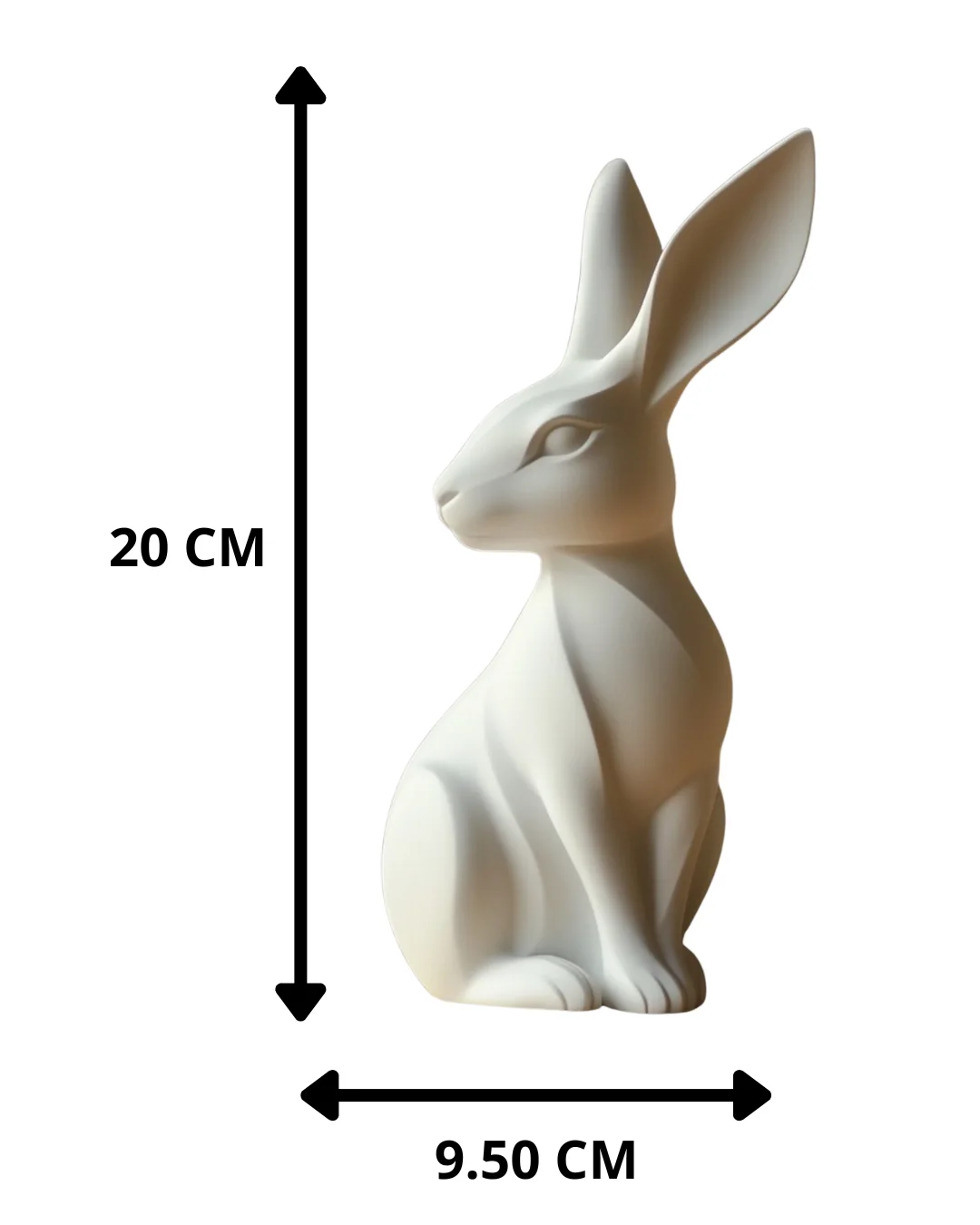 Escultura Conejo 20 cm - Ariz Creativo