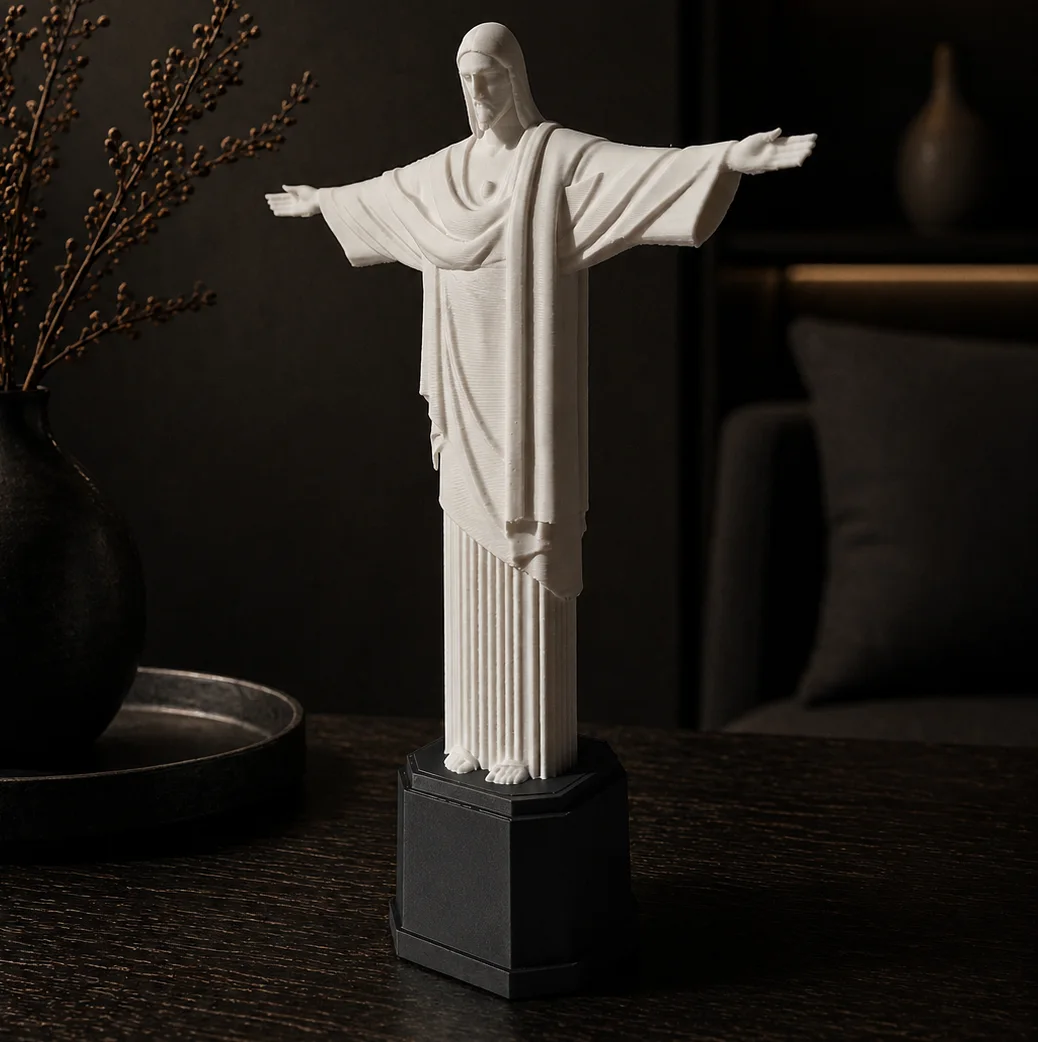 Detalle de Escultura Cristo Redentor 20 cm